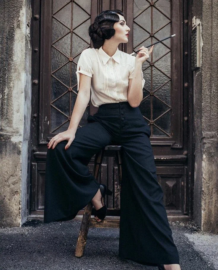 Вариант одежды в стиле ретро